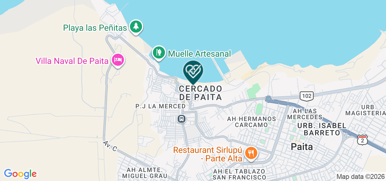 Mapa de Grupo Optico Mega Lens SRL