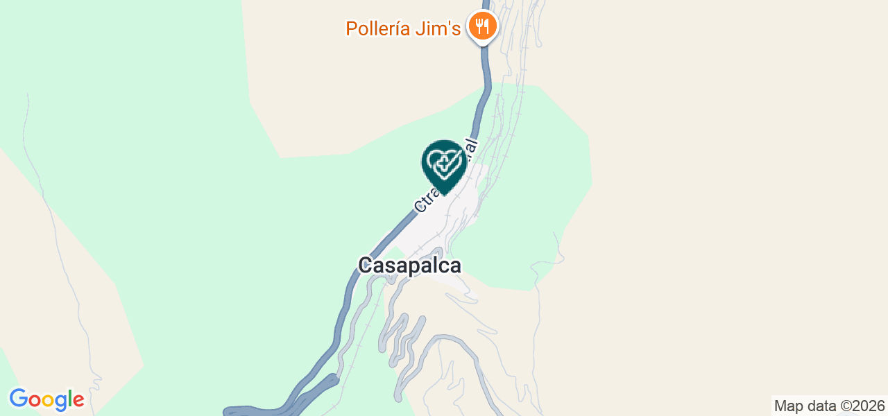 Mapa de S.g Natclar S.A.C. - Yauliyacu