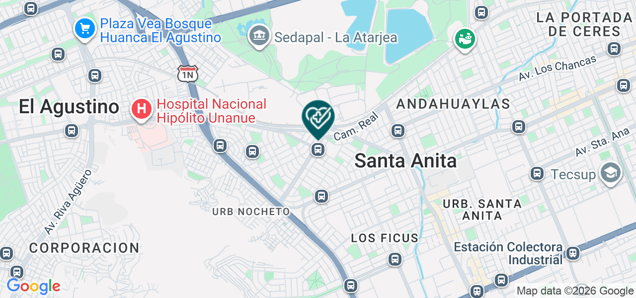 Mapa de Consultorio Dental Señor de Luren