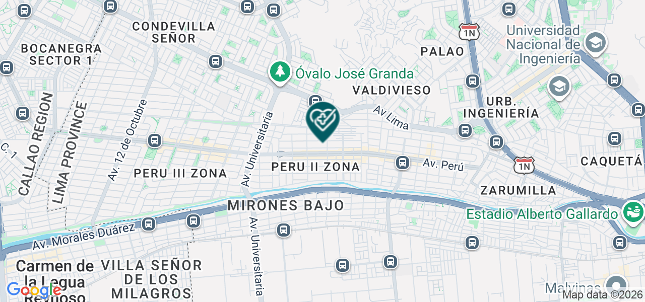 Mapa de Gm Peru Salud
