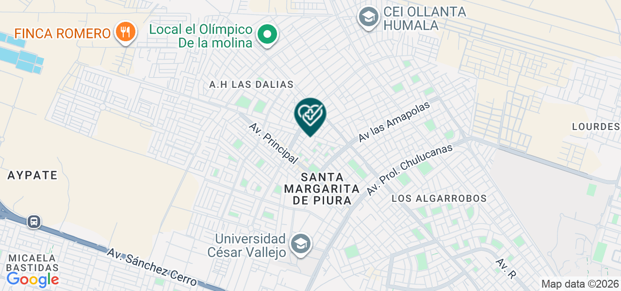 Mapa de Consultorio Medico y Laboratorio Clínico Santa Margarita
