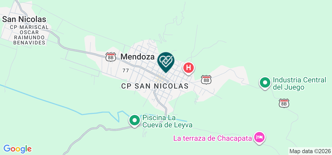 Mapa de San Nicolas