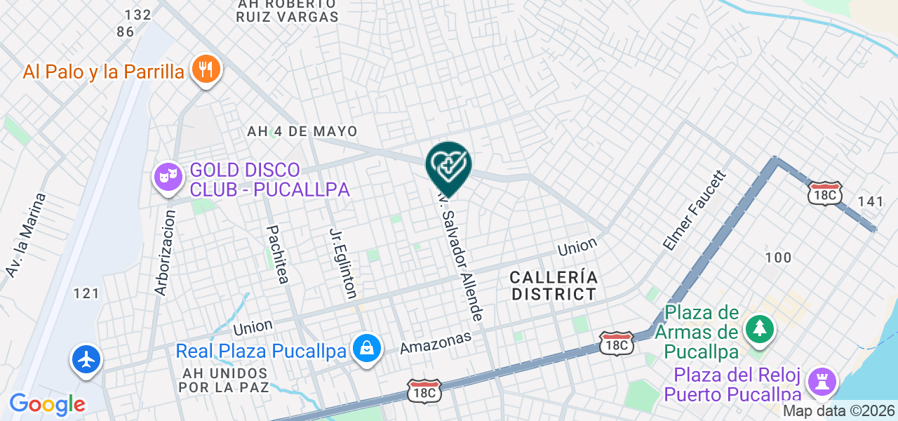 Mapa de Clinica Odontologica Guerreros
