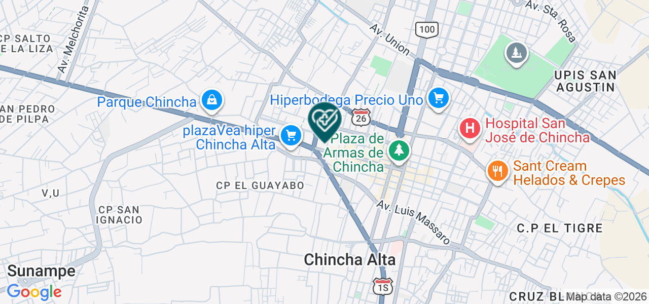 Mapa de Policlinico de Especialidades Medicas S.A.C.