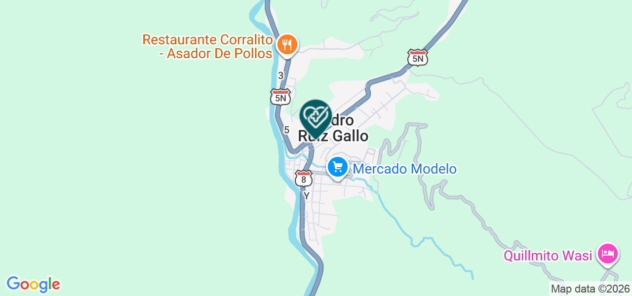 Mapa de Servicios Médicos San Andrés