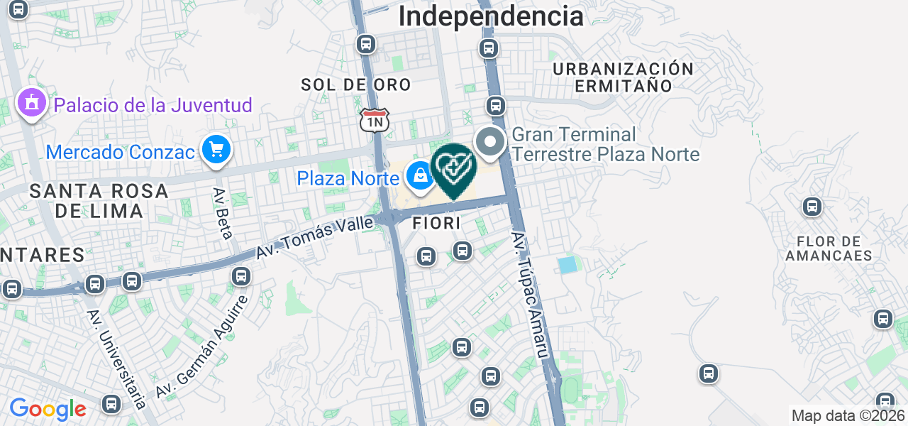 Mapa de Baruj Aba Consultorio de Sonrisas