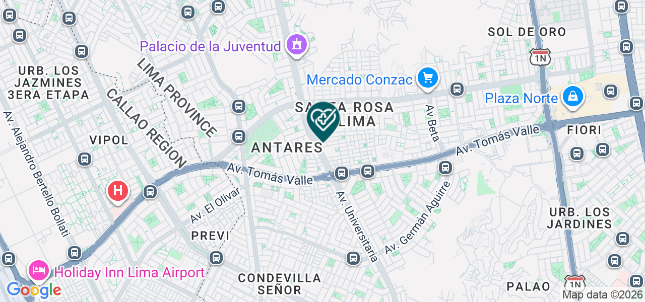 Mapa de Lima Dental Care SAC