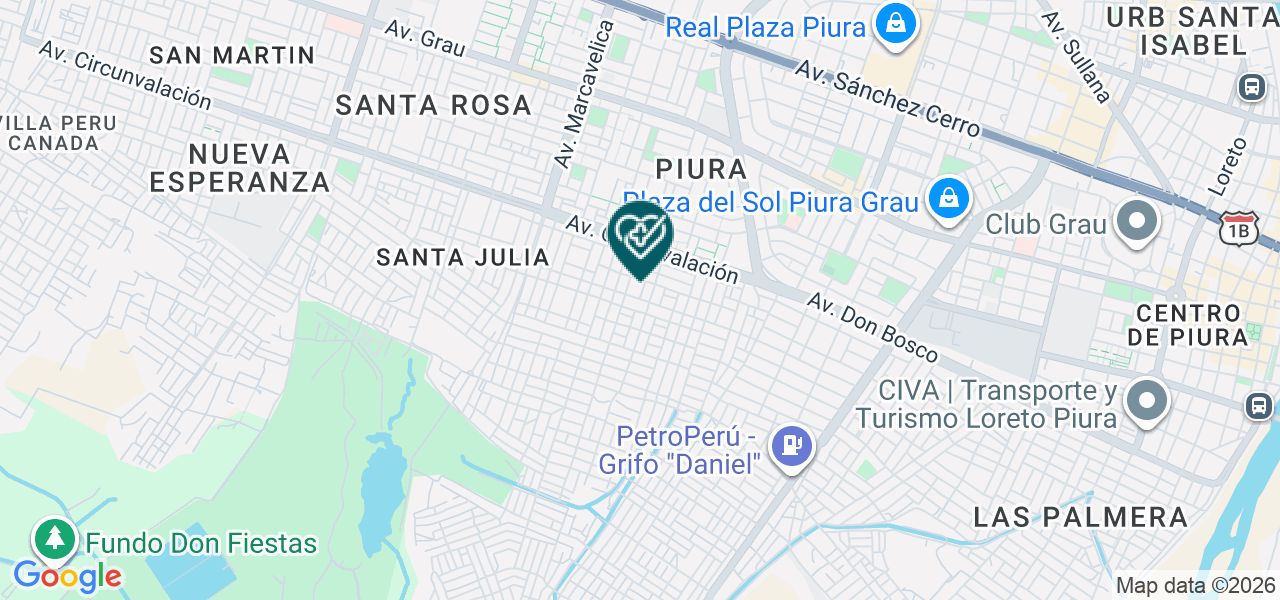 Mapa de Dental Mega