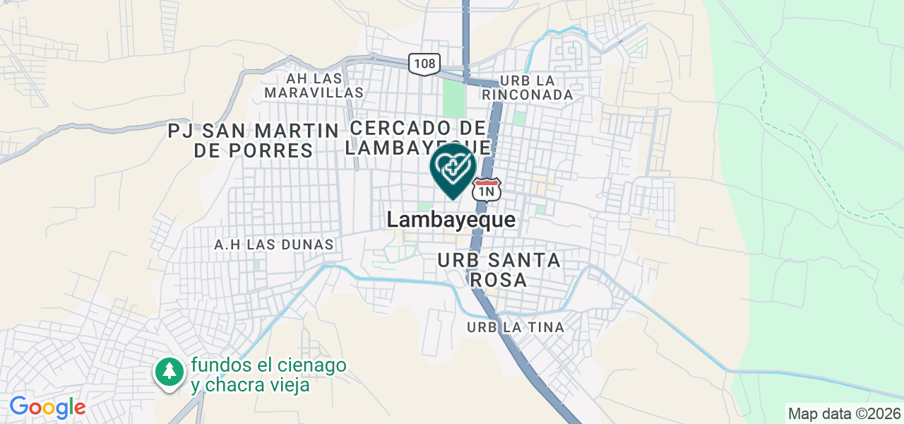 Mapa de Consultorio Dr Julio Carpio Mejia