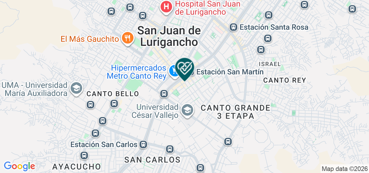 Mapa de Consultorio Dental Frimaj Dent