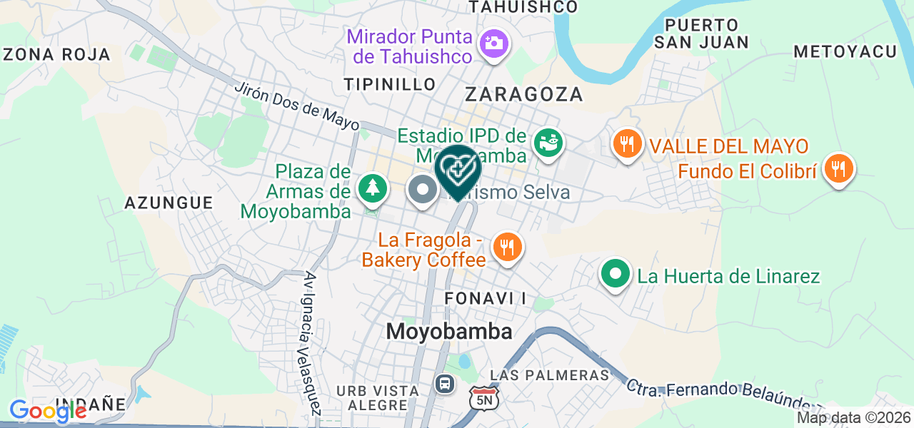 Mapa de Laboratorio Clínico Diagnomedyc