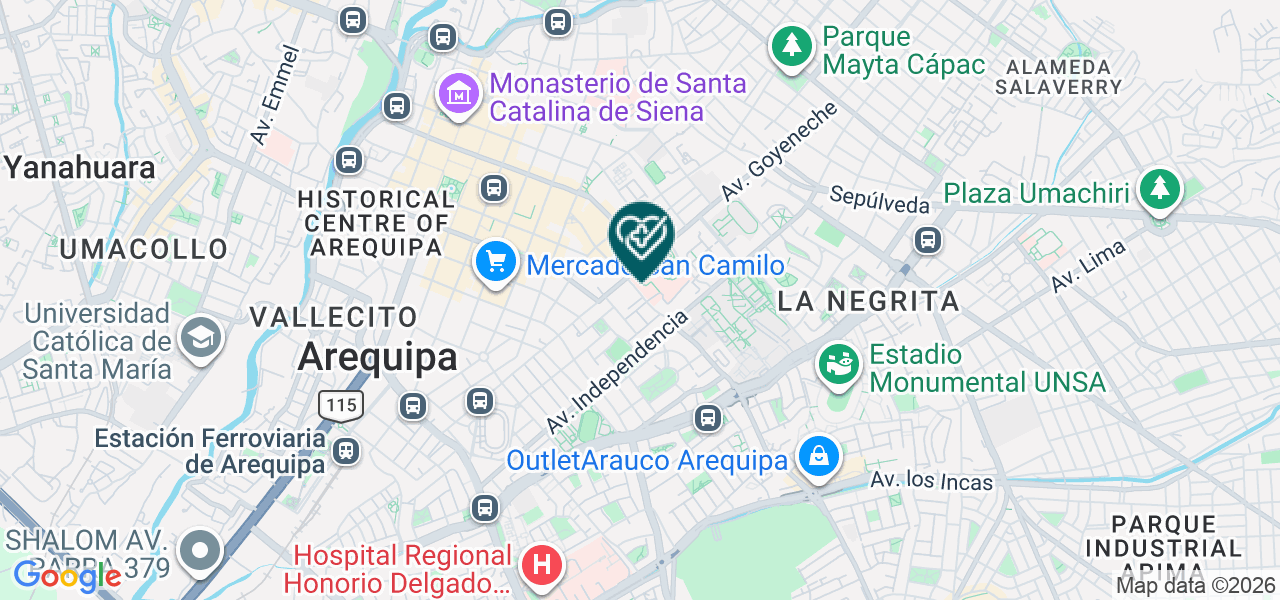 Mapa de Policlinico