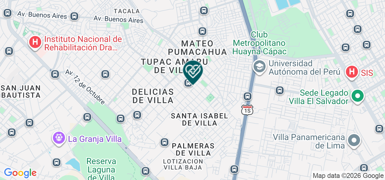Mapa de Consultorio Dental Evaristo
