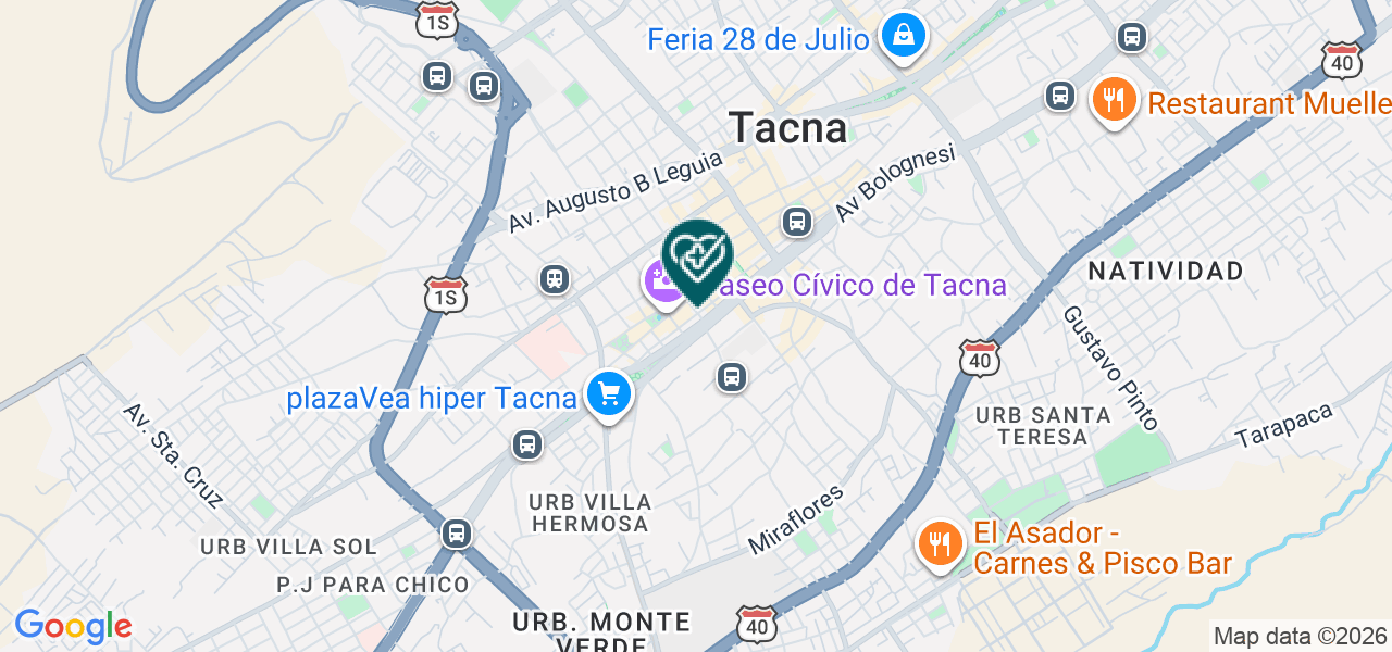 Mapa de Dentist Especialidades