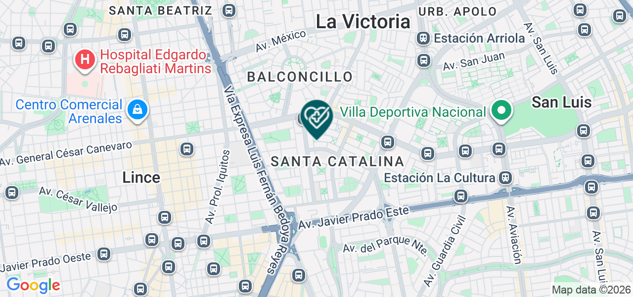 Mapa de Prevecon