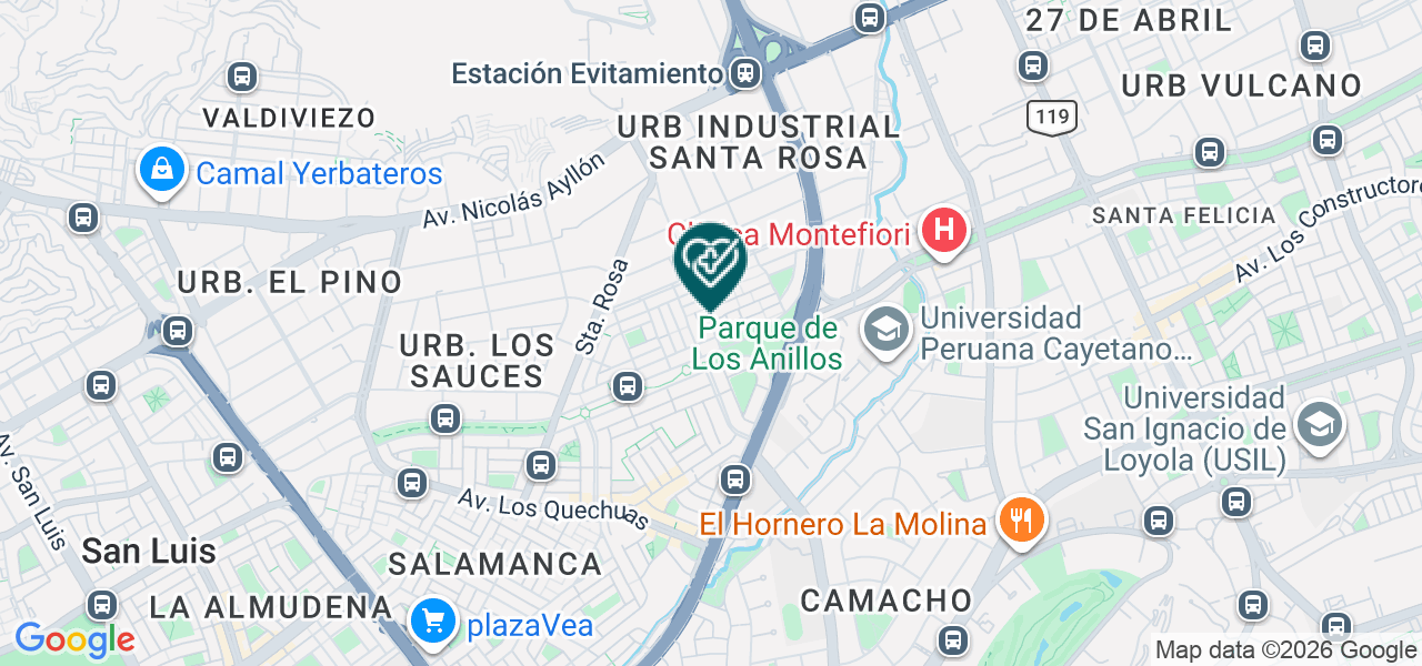 Mapa de Estetica Dental Sonrie