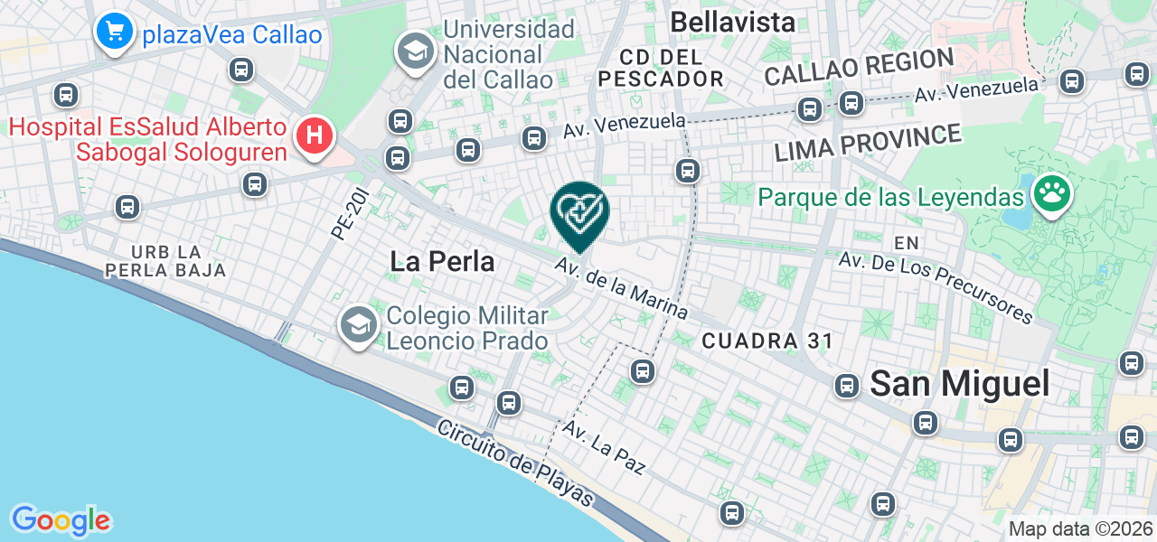 Mapa de Consultorio Ubident