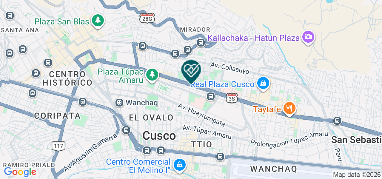 Mapa de Dental Dent Car