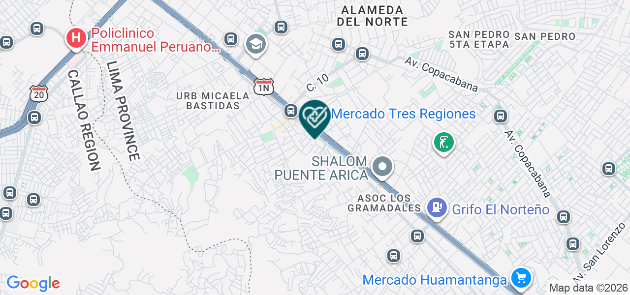 Mapa de Health & Protection SAC