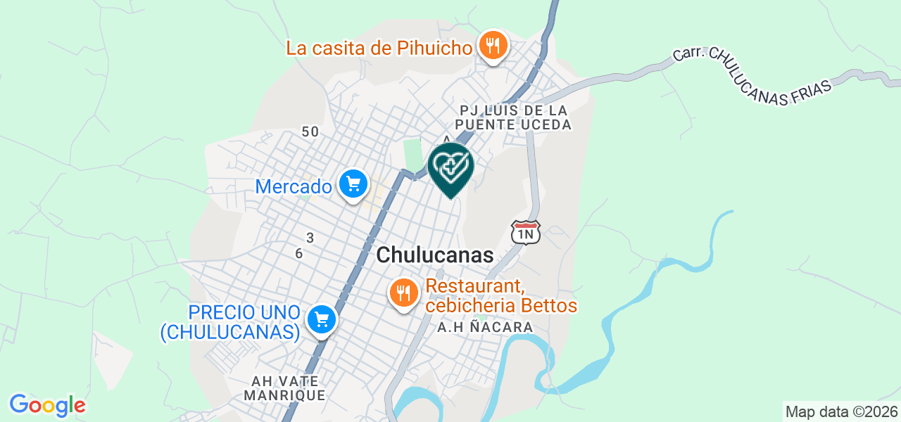 Mapa de Centro Medico San Judas Tadeo Salud S.A.C.