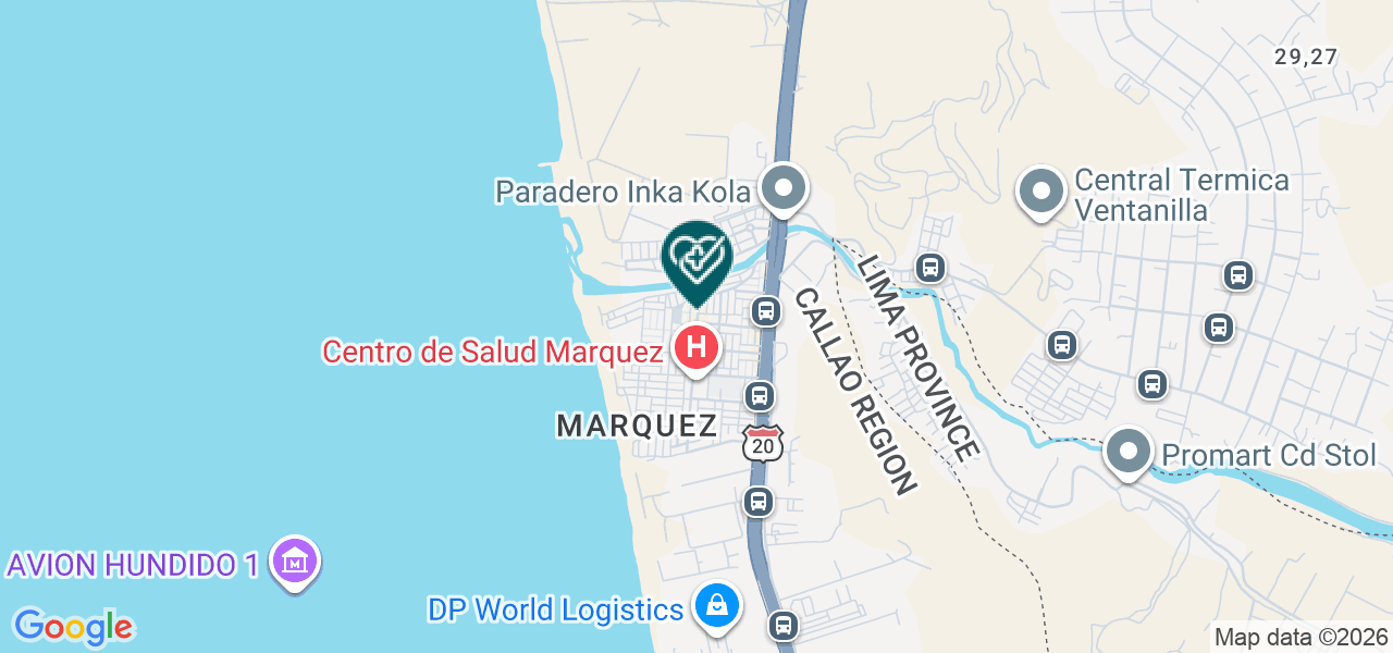 Mapa de Consultorio Medico Divino Niño Jesus