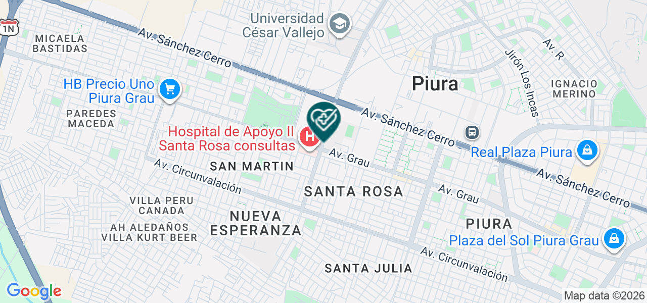 Mapa de Consultorio Medico Especializado