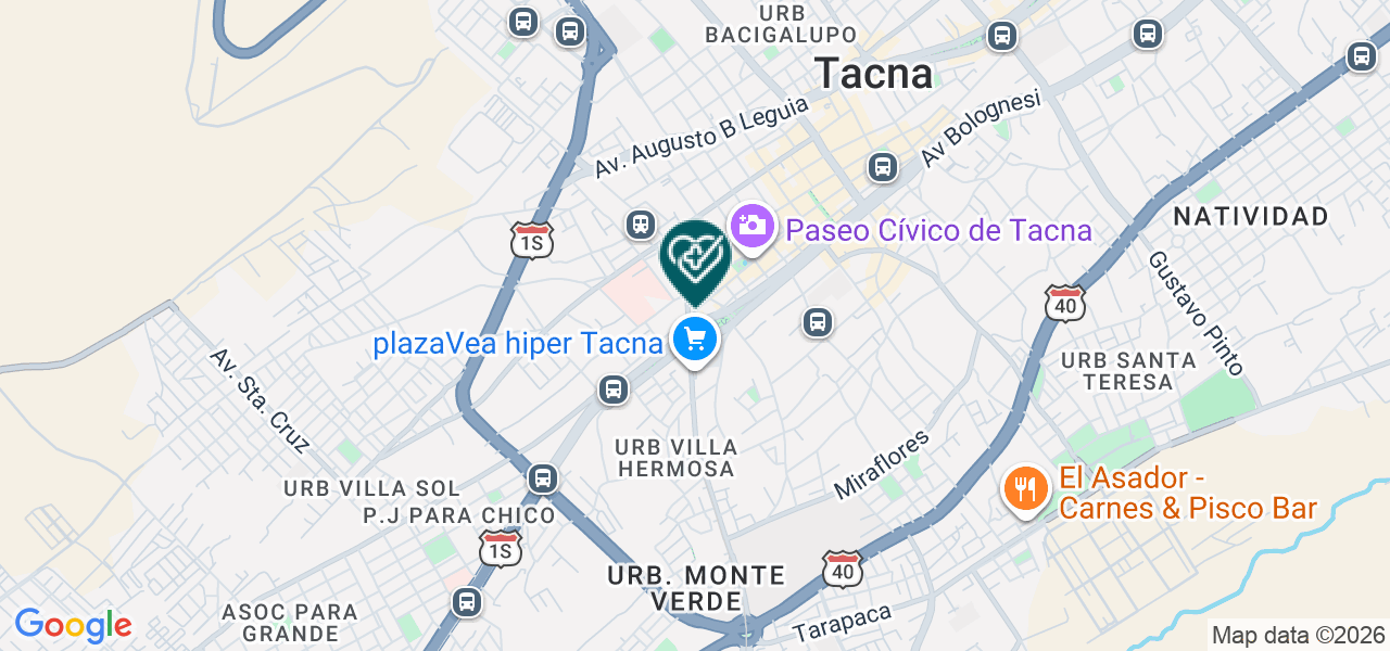 Mapa de Dental Montalvo