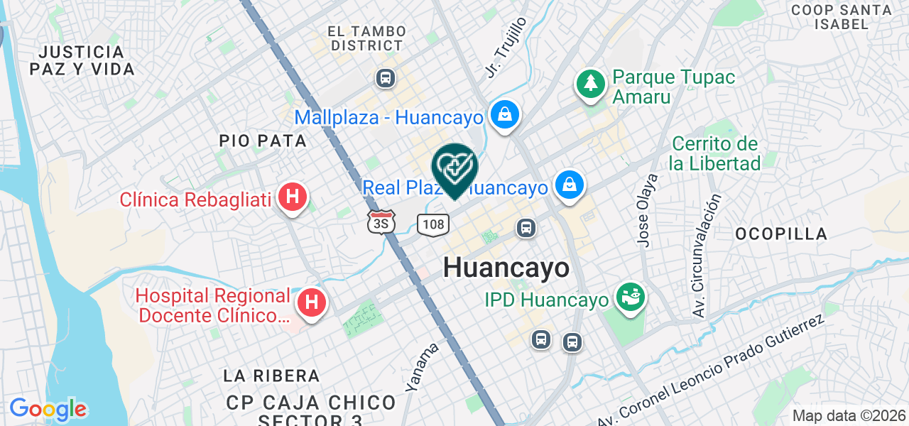 Mapa de Medical Estudio