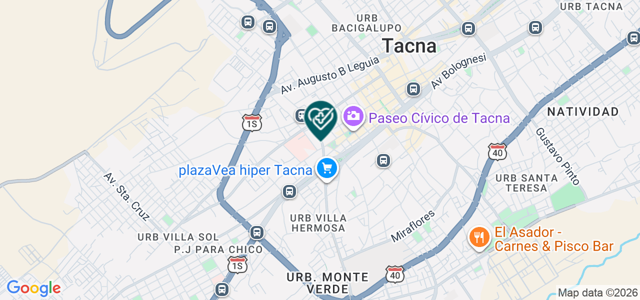 Mapa de Consultorio Odontológico "dental White