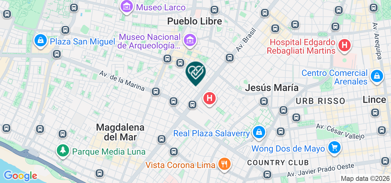 Mapa de Dental Belo Sorriso S.A.C. - Belo Sorriso S.A.C.