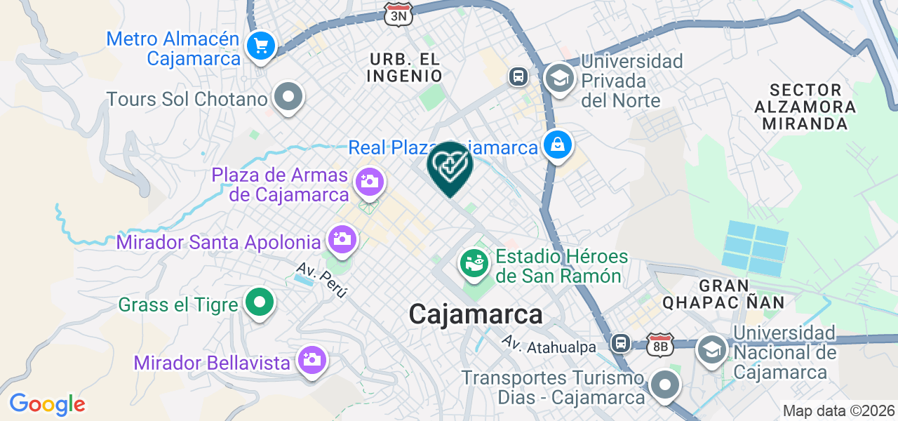 Mapa de Laboratorio Clínico Analizar