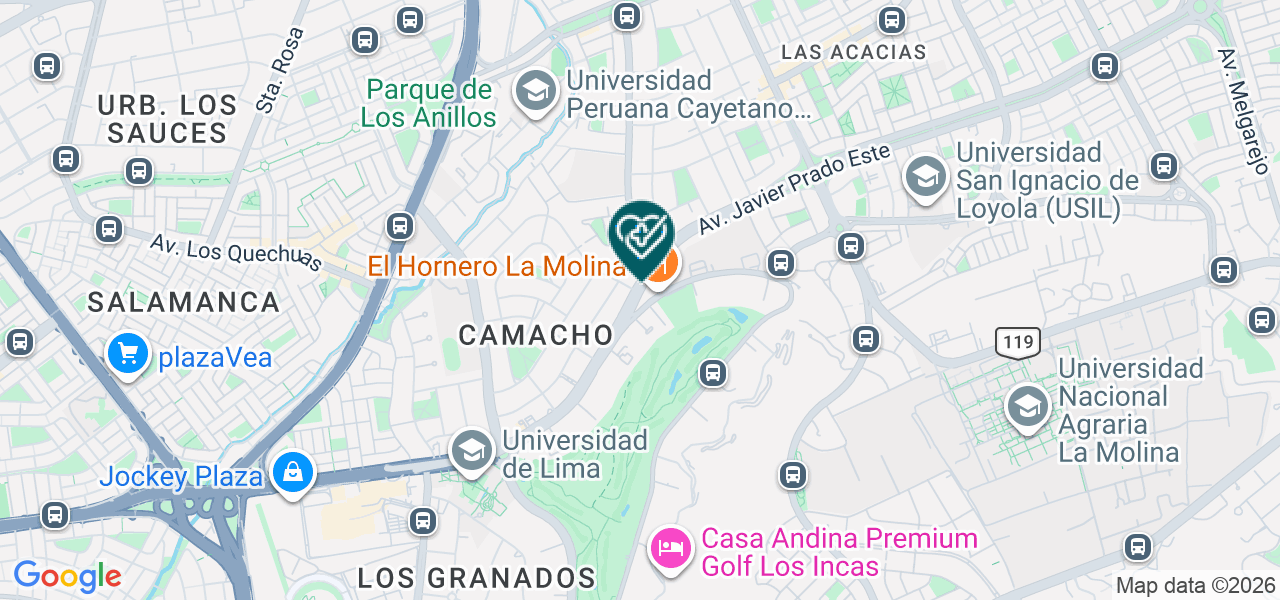 Mapa de Lamas Dental Care