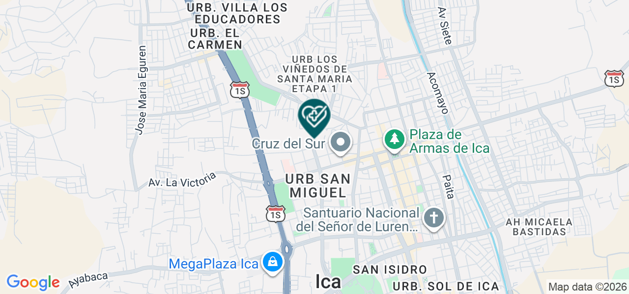 Mapa de Centro Policlinico Medica SAC
