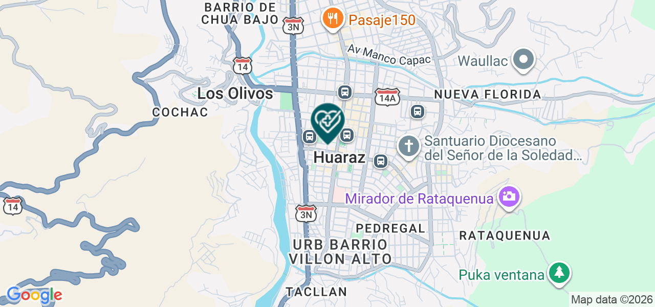 Mapa de Centro Medico Ecografico
