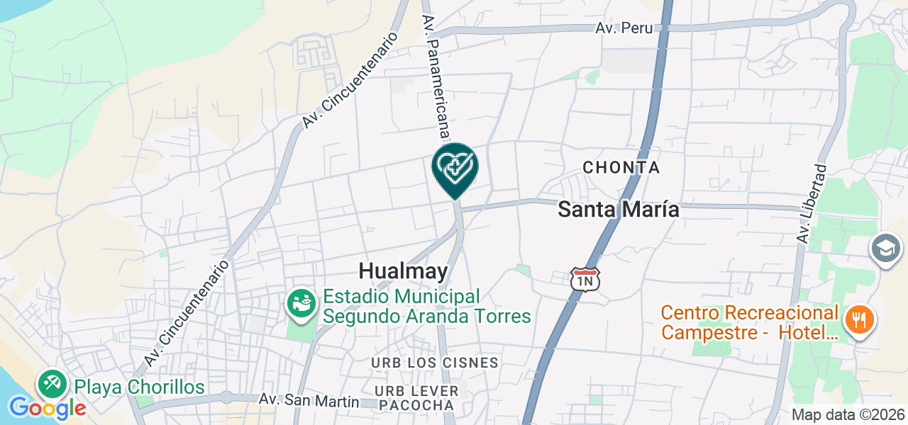 Mapa de Centro Odontologico "dental Care