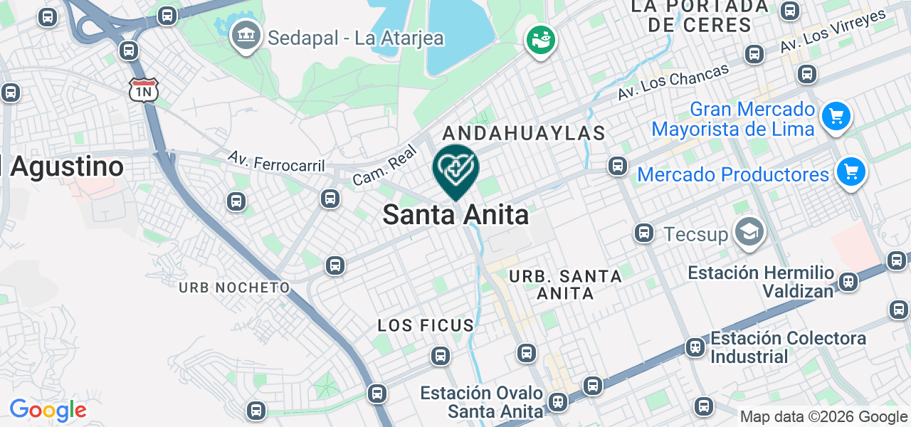 Mapa de Servicios Médicos San Jose