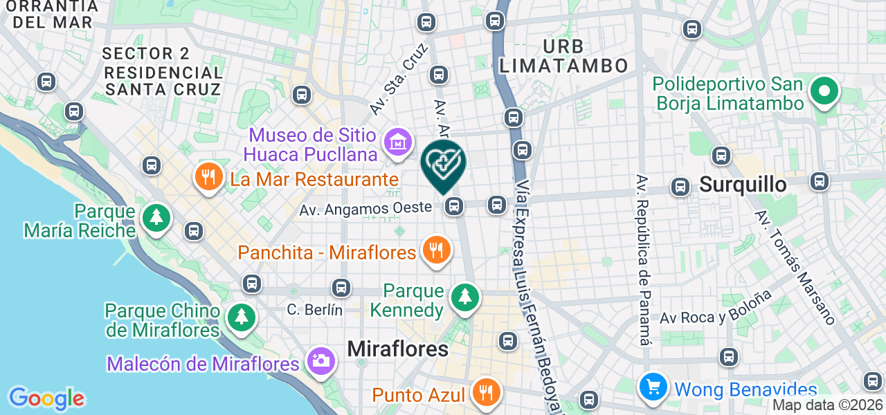 Mapa de Policlinico Servimovil