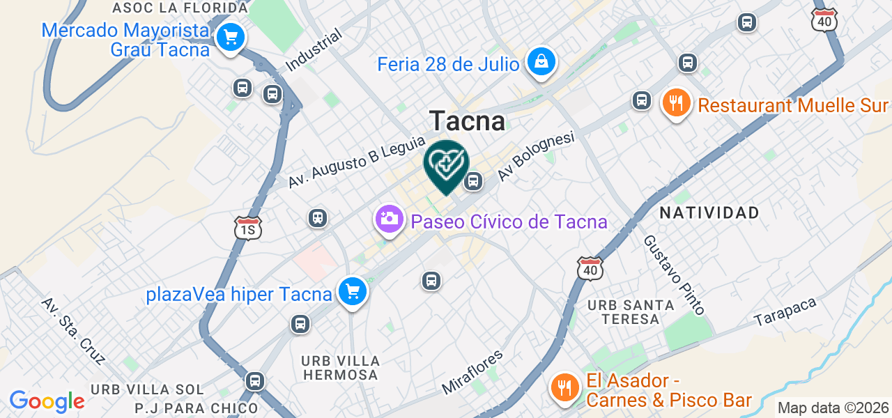 Mapa de Santa Lucia Ii