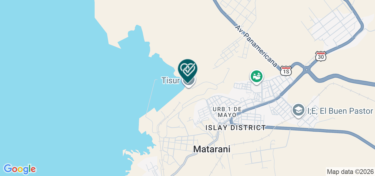 Mapa de Terminal Internacional del Sur S.A