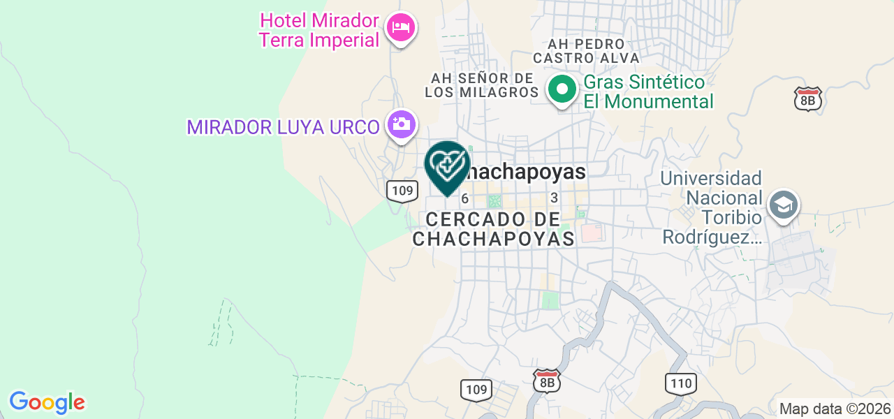 Mapa de Consultorio Médico Amazonas