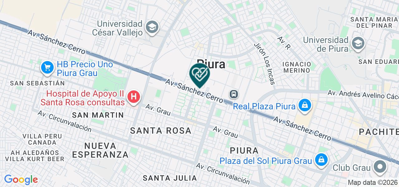Mapa de Dental Gordillo