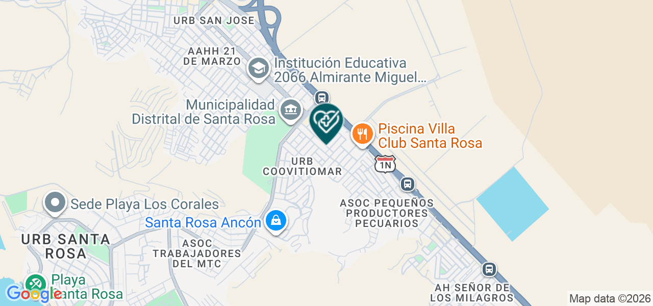 Mapa de Consultorio Dental San Gabriel