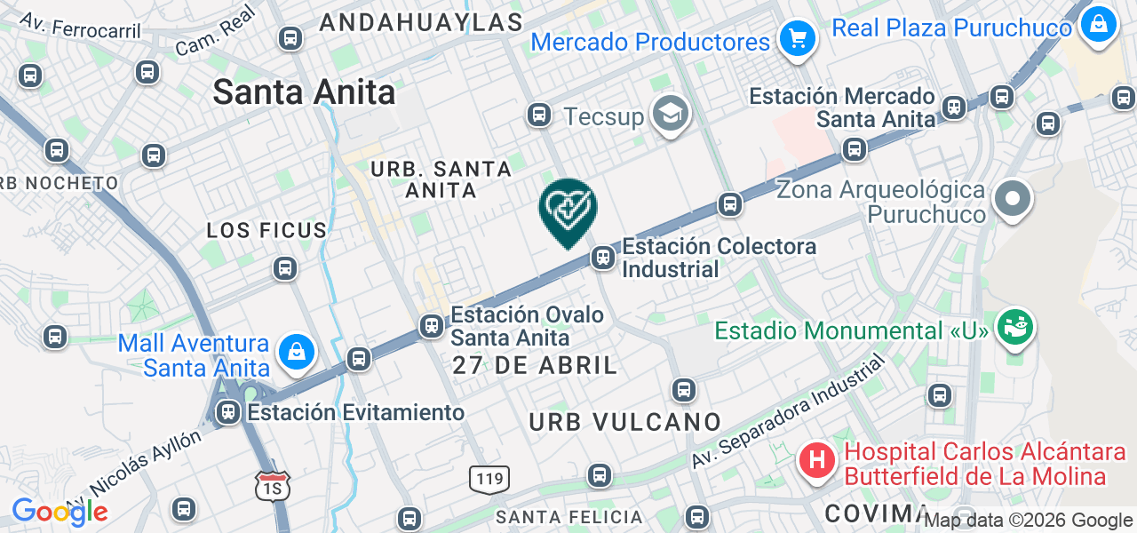 Mapa de Red Socorro Health