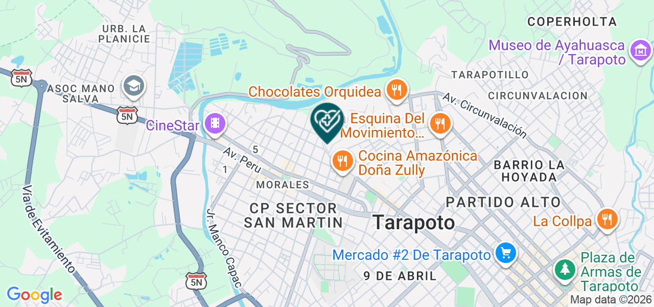Mapa de Consultorio Dental Asirident