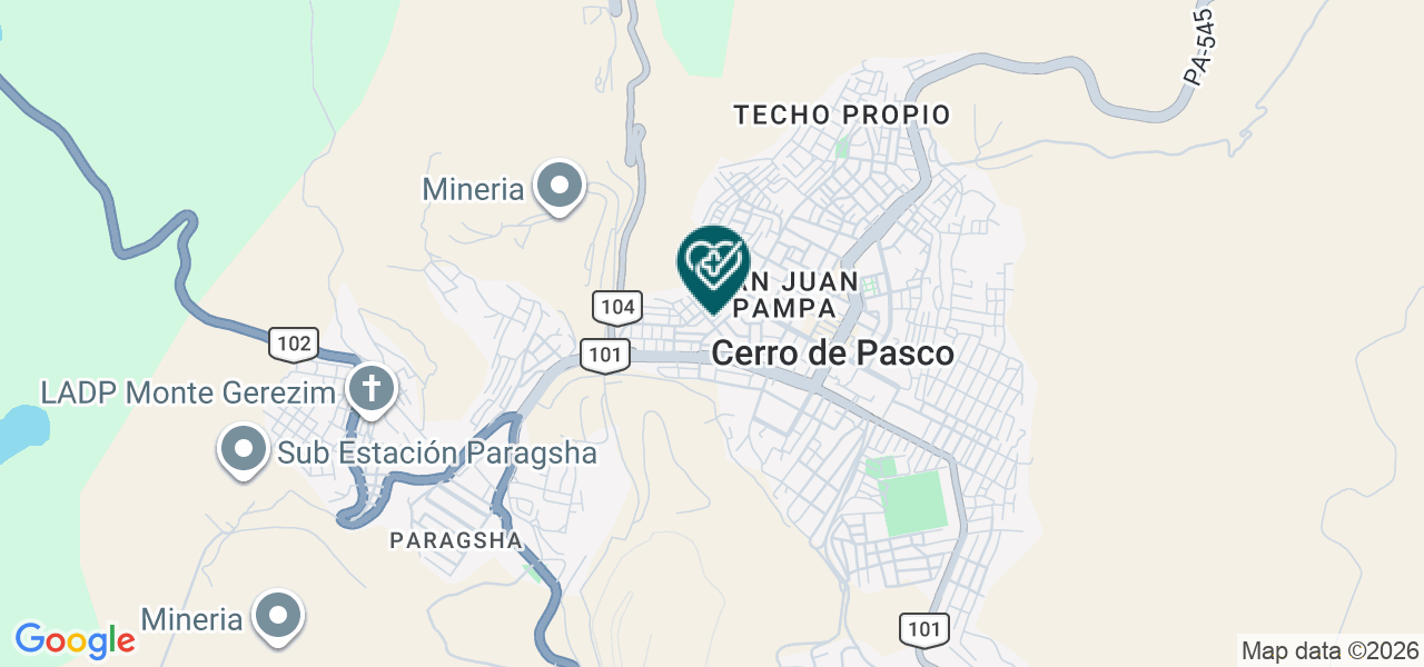 Mapa de Centro Medico Bienestar Vial