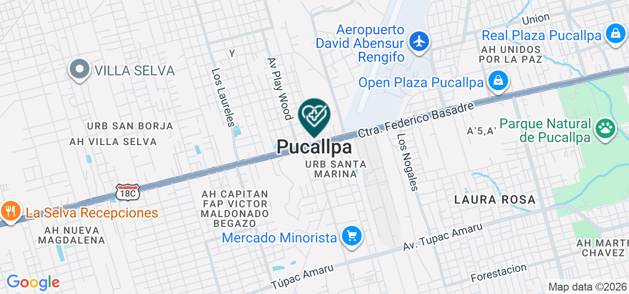 Mapa de Centro de Hemodialisis San Francisco EIRL