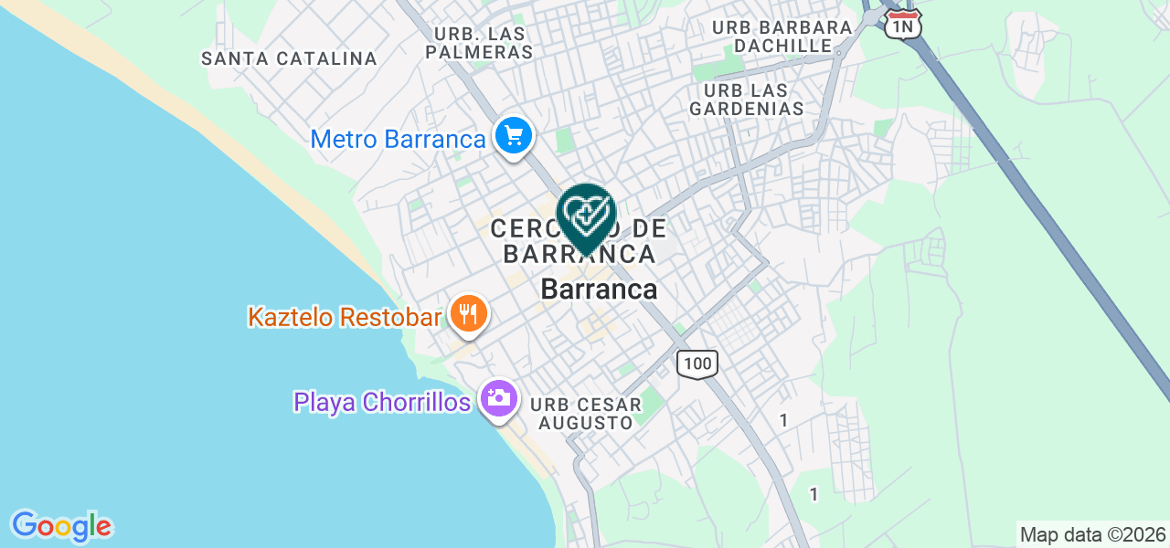 Mapa de Consultorio Dental Manrique