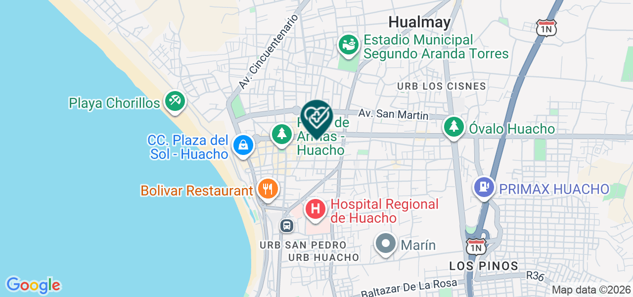 Mapa de Smile Center