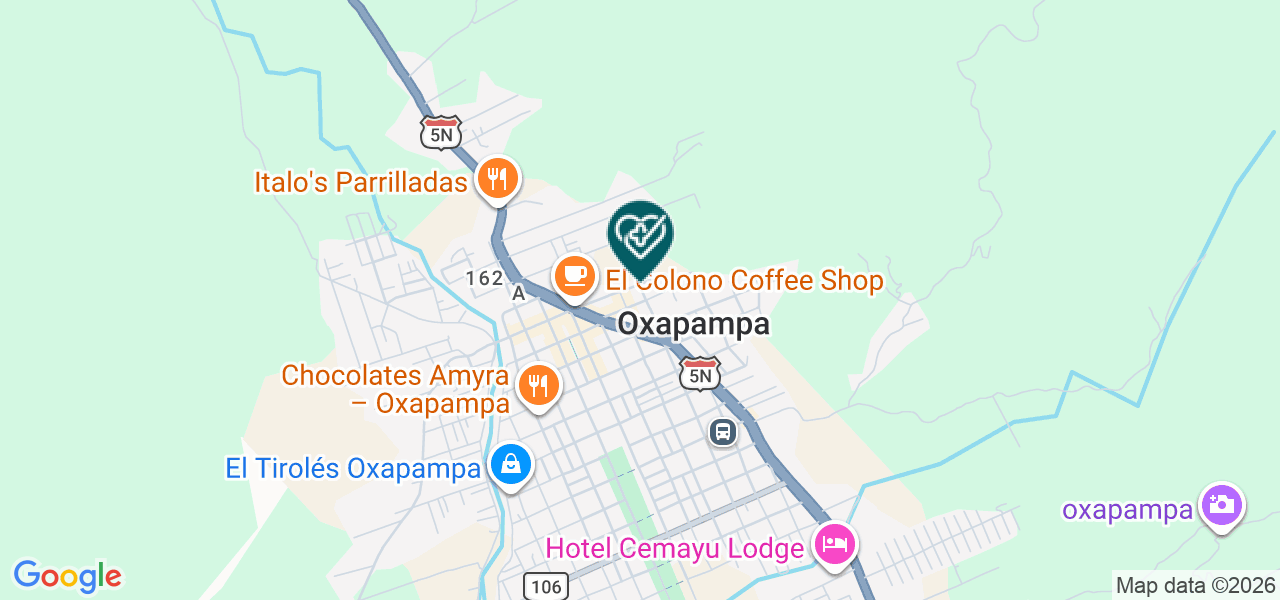 Mapa de Centro Medico Ruben Dario Manrique Zorrilla