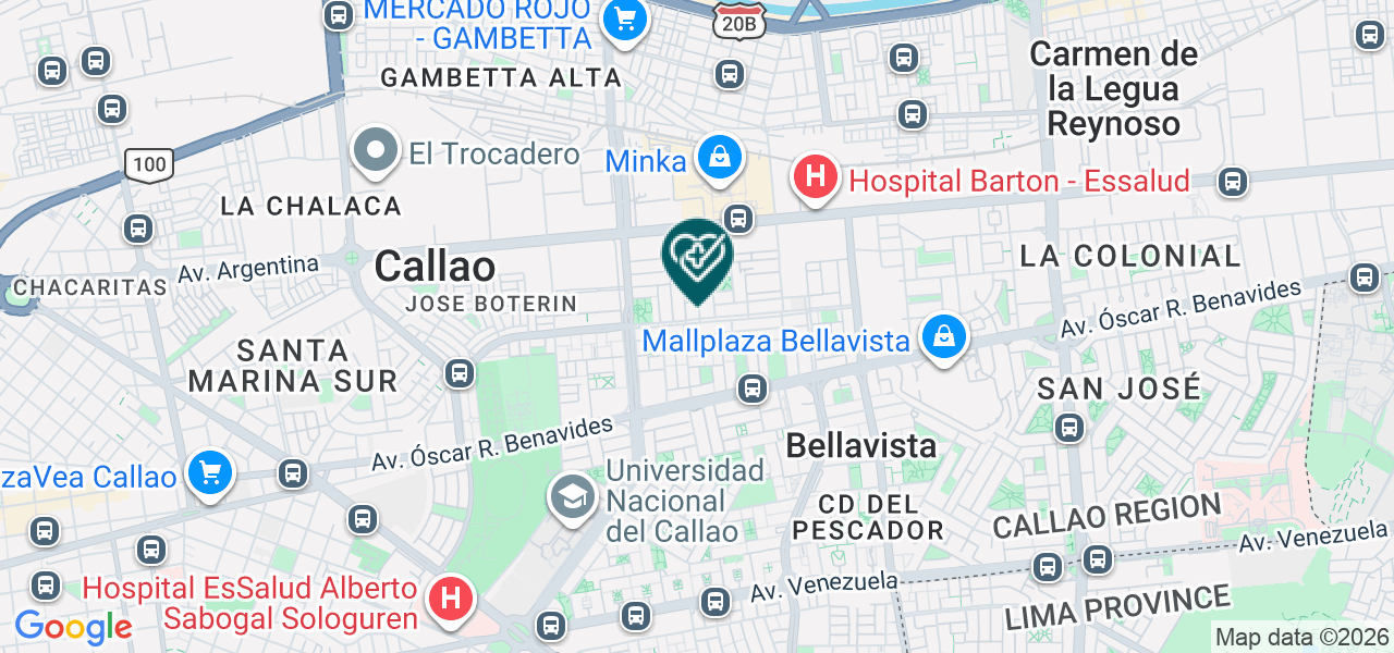 Mapa de Rod & Mart Odontología Especializada
